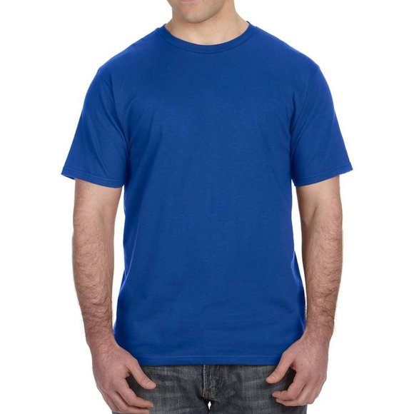 NWOT - Anvil Gildan Lightweight T-Shirt - Royal Blue - 980 - Picture 1 of 4